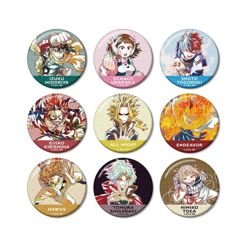 『僕のヒーローアカデミア』トレーディング Ani-Art 第8弾 グリッター缶バッジ ver.A(単位/BOX)